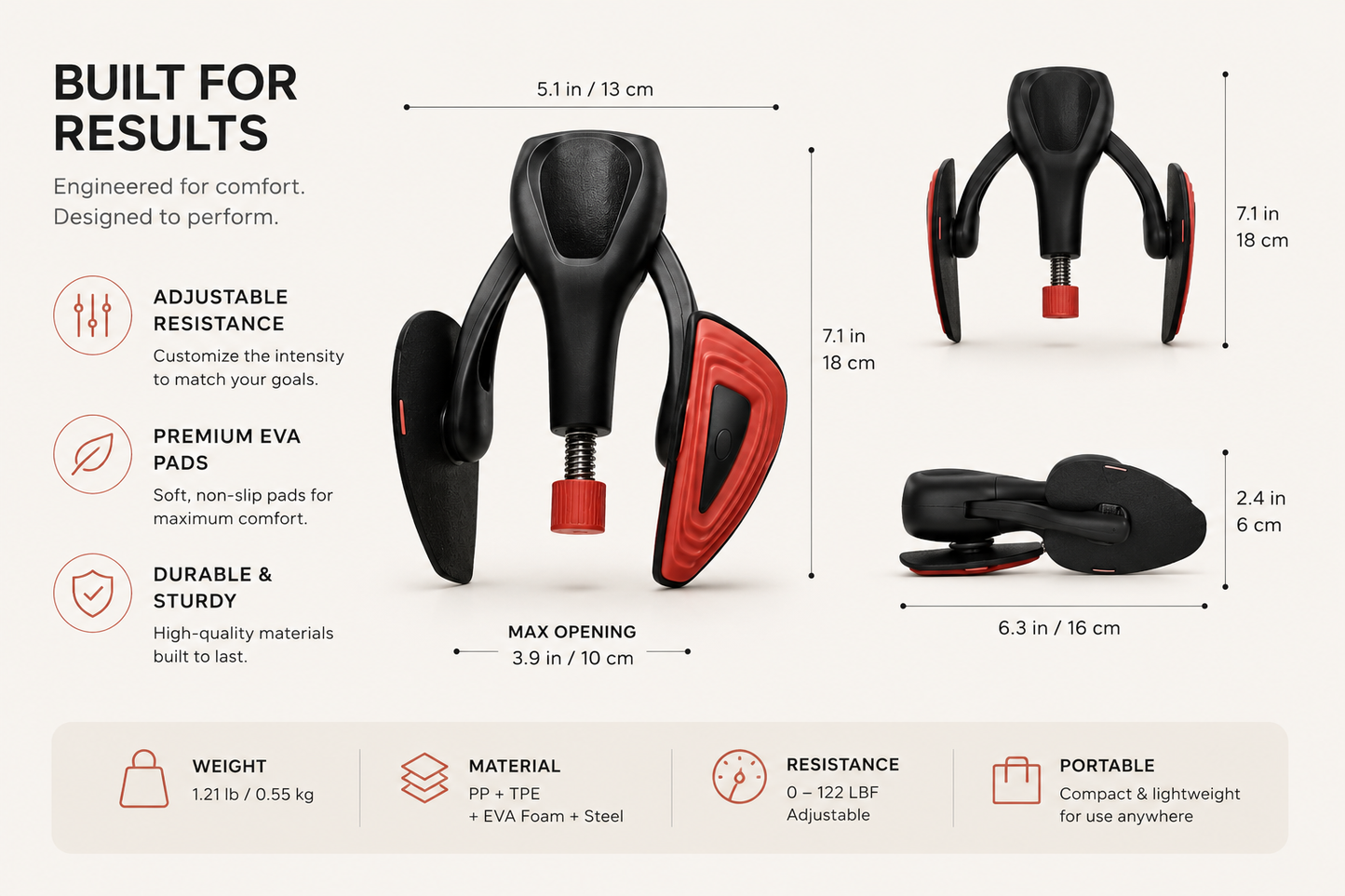 CORVA™ Adjustable Inner Thigh Trainer